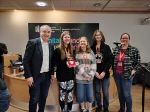 The winners of Moray Game Jam